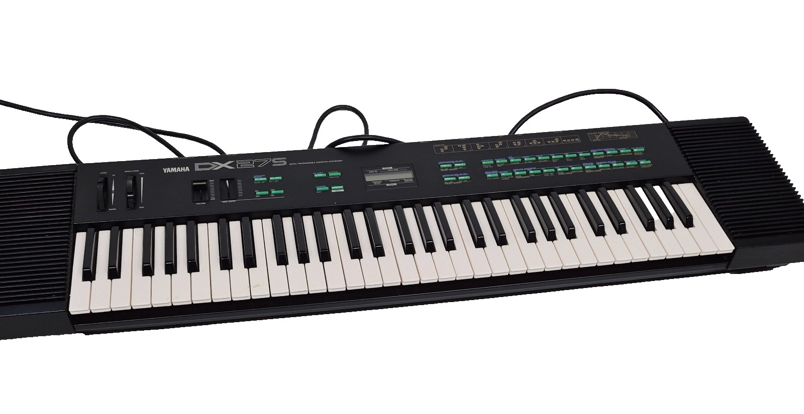 Yamaha DX27S FM Digital Programable Algorithm 61 Key Synthesizer Vtg 80's Japan