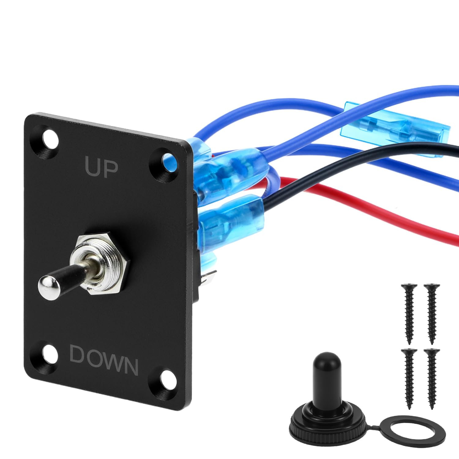 Momentary Reverse Polarity Toggle Switch 6Pin DPDT Motor RV Winch Jack