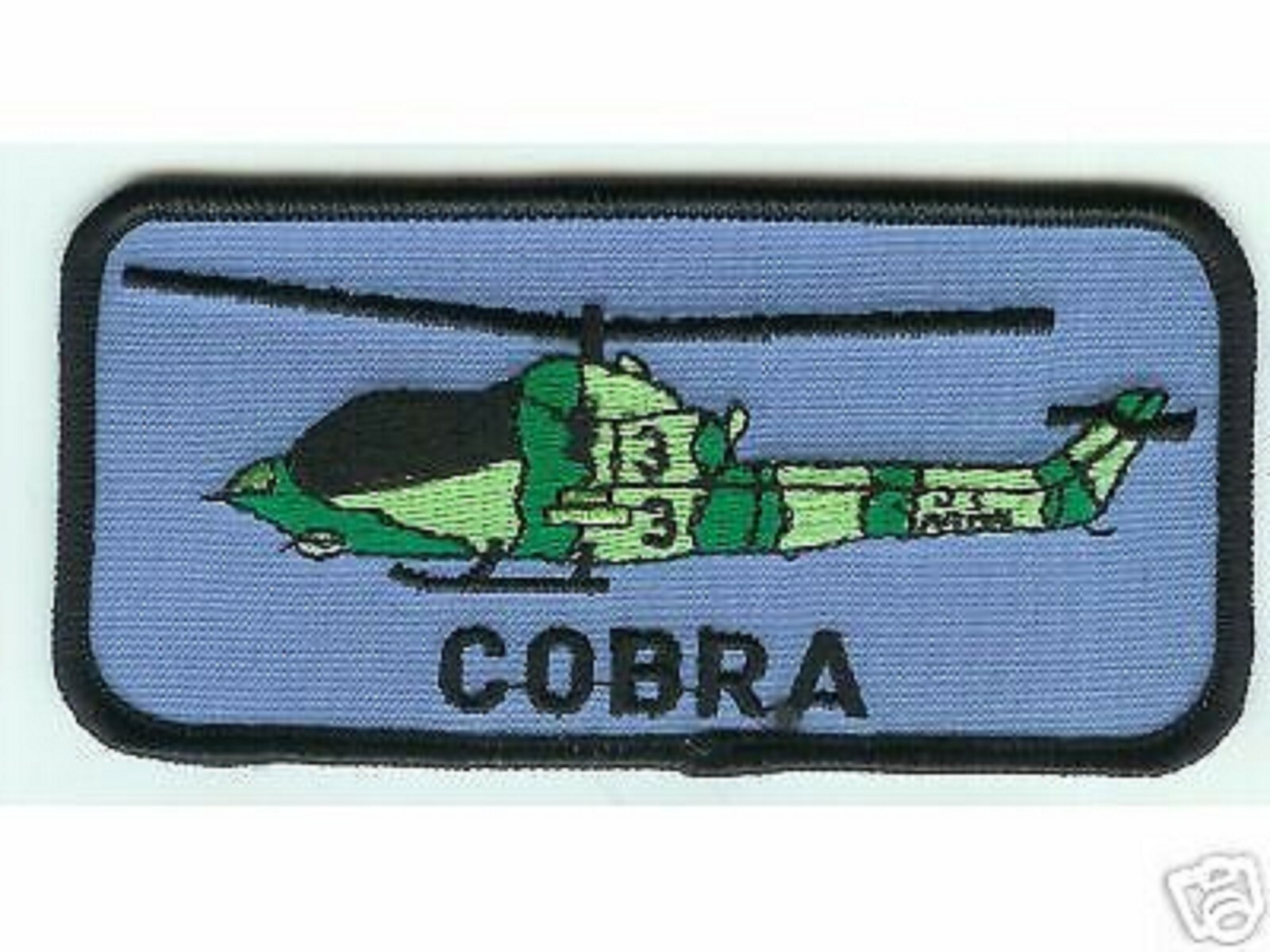 COBRA HELICOPTER  AH-1 MILITARY ARMY PATCH
