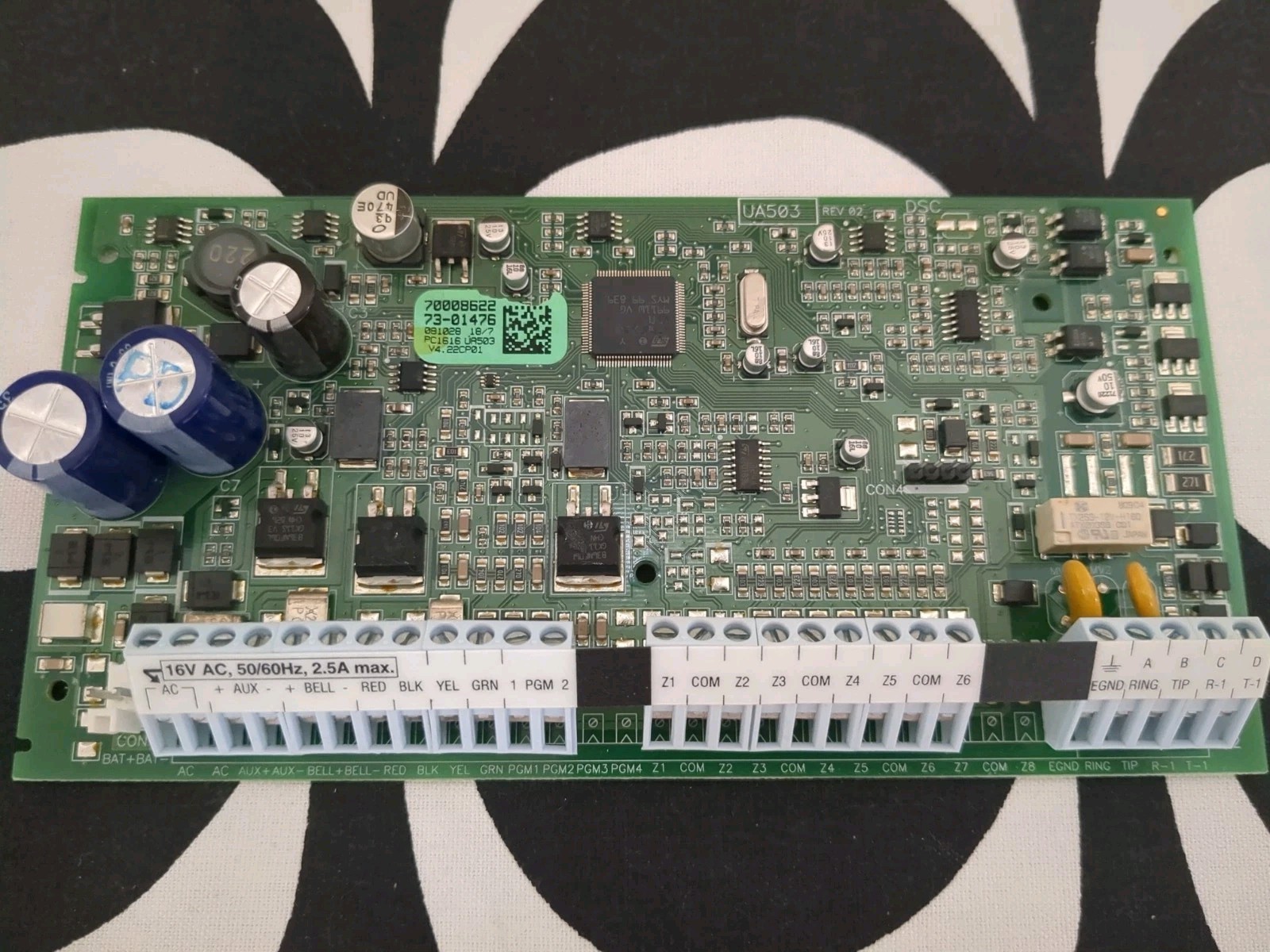 DSC PC1616 V4.22 CP01 Alarm Control Panel (Tested)
