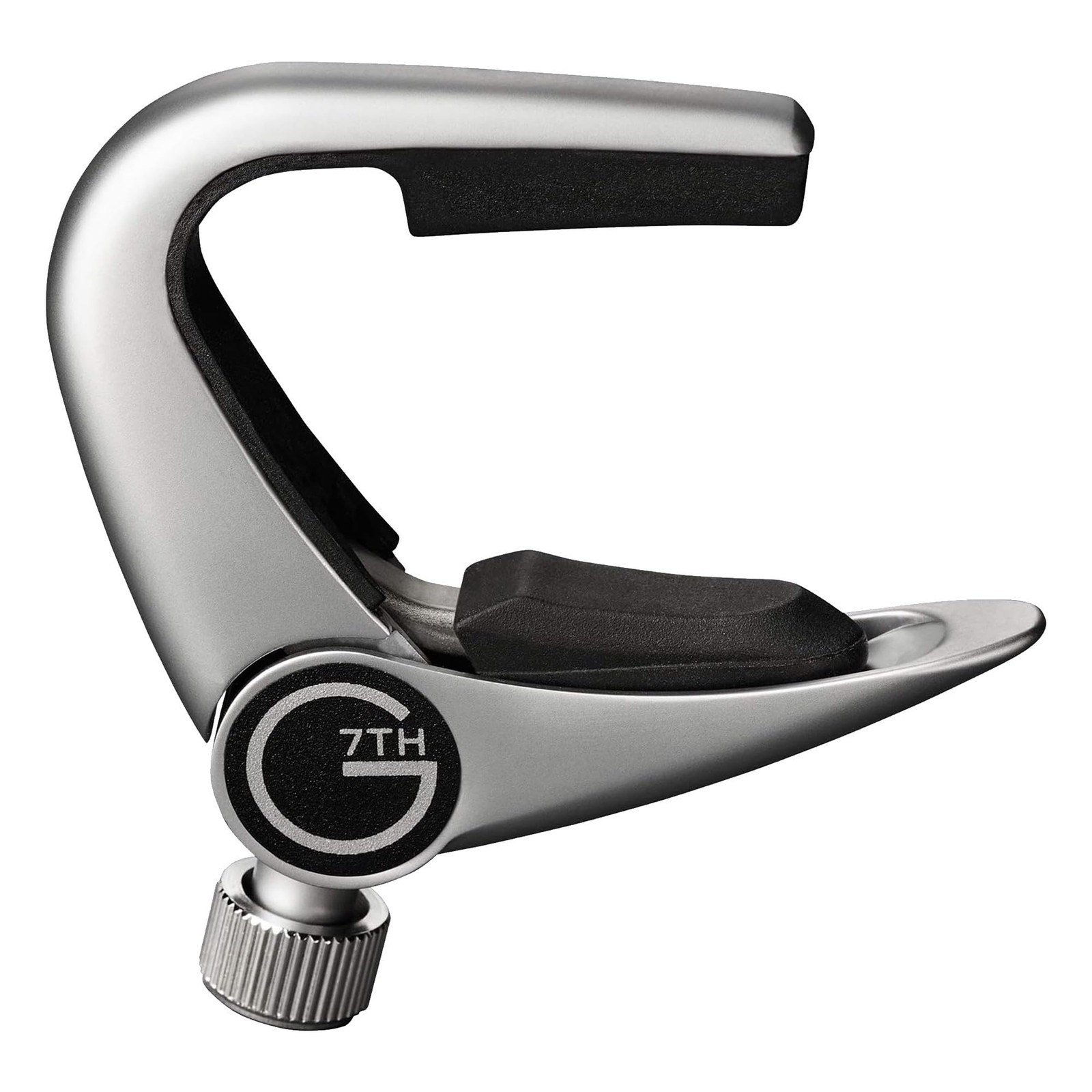 Newport 3 String Partial Silver Guitar Capo - Lightweight with Adjustable Ten...