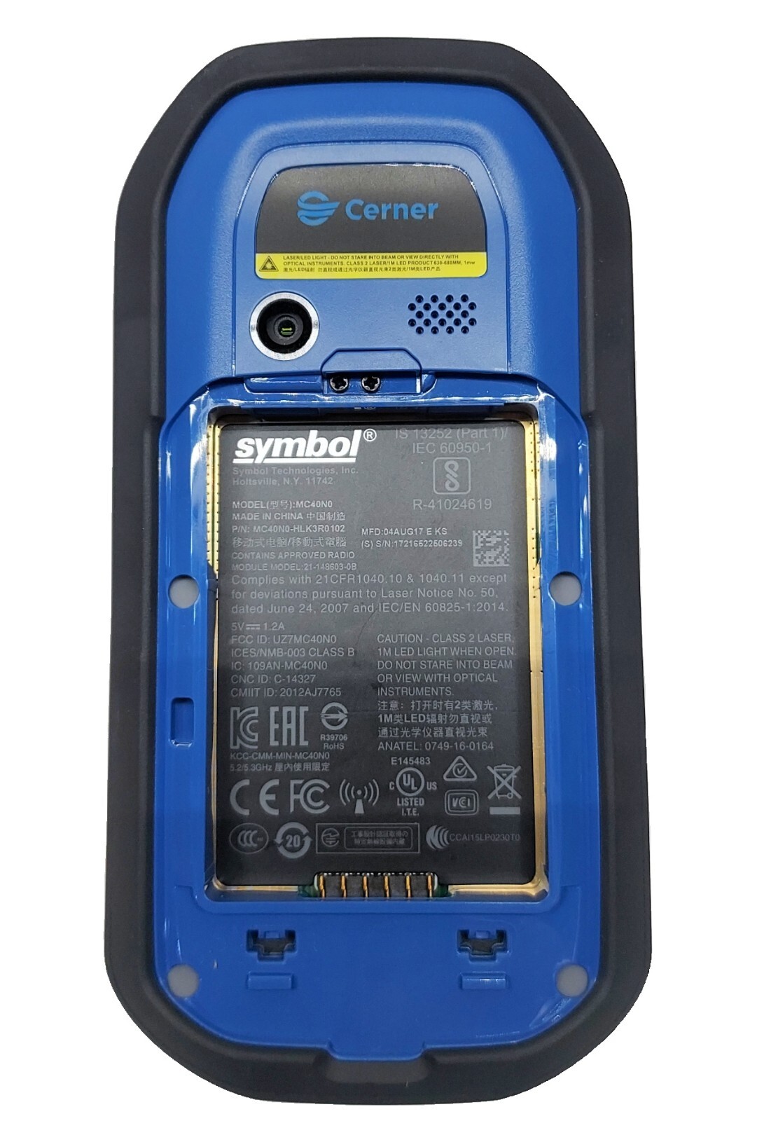 Zebra MC40N0-HLK3R0102 General Use Mobile Computer + Battery