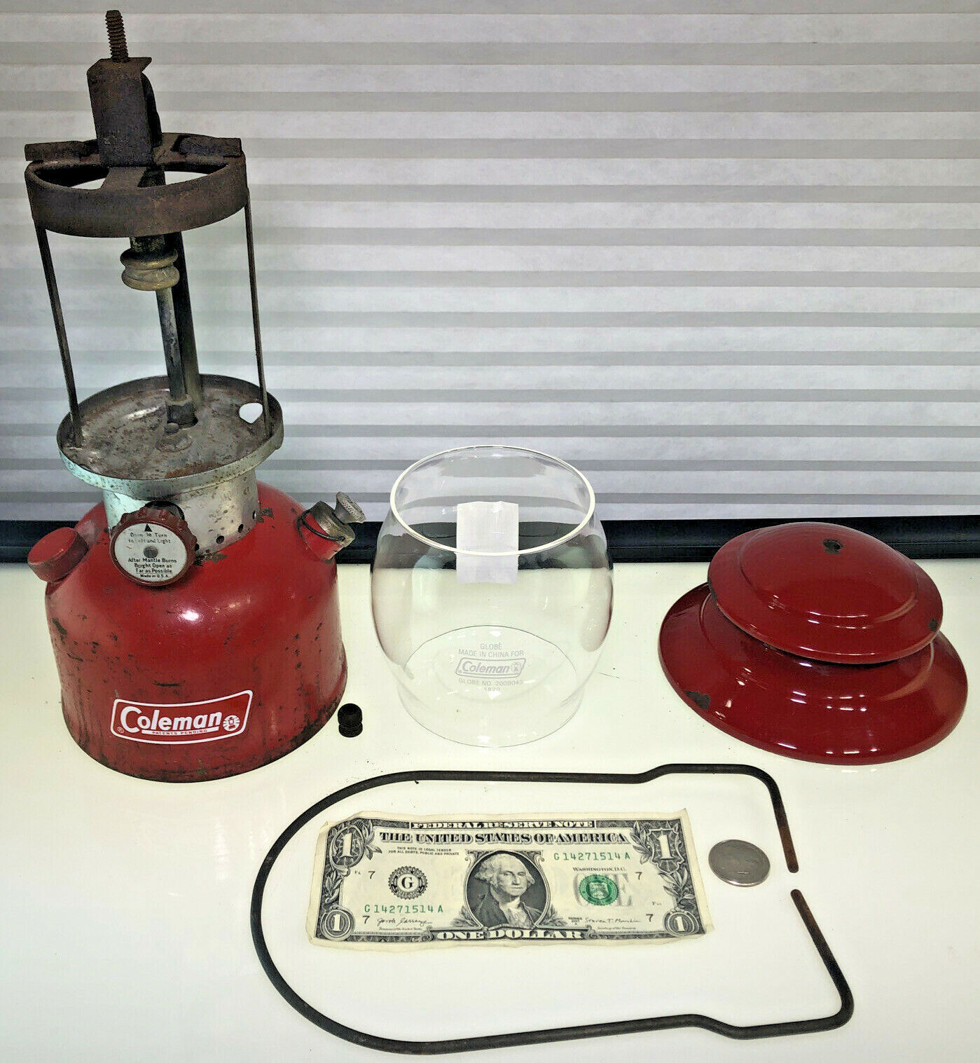 Coleman Model 200A Cherry Red Lantern Born 05/72