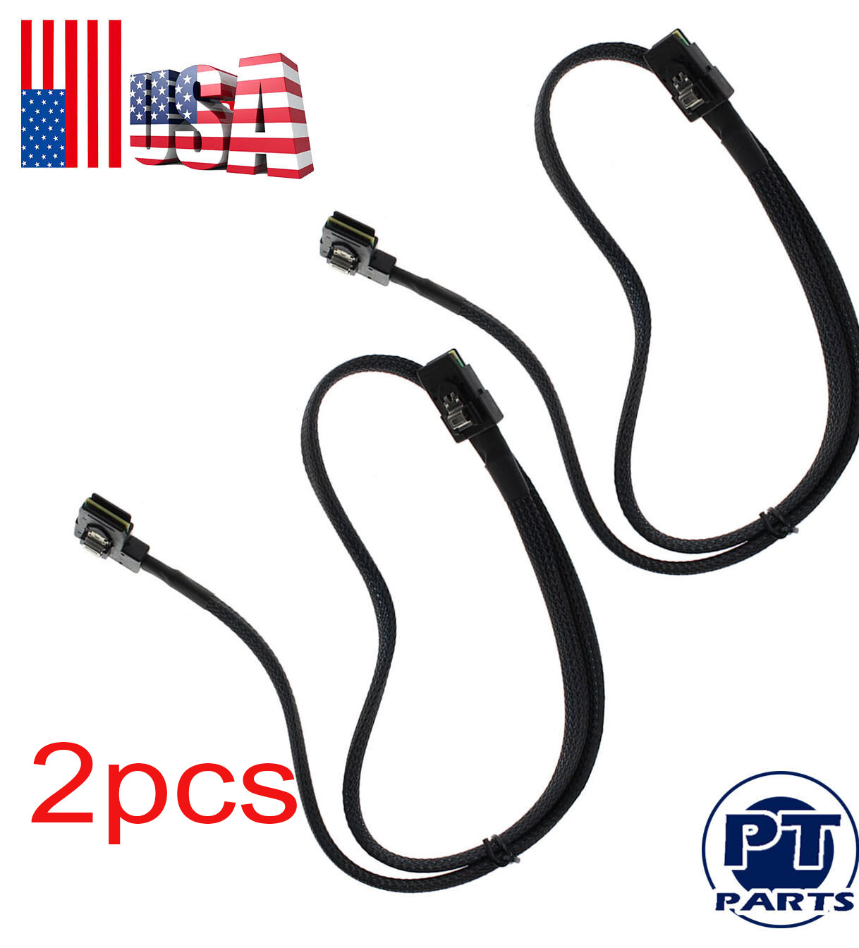 2x New SAS-A SAS-B SATA Cable M246M 0M246M For Dell Poweredge R610 R710 H700