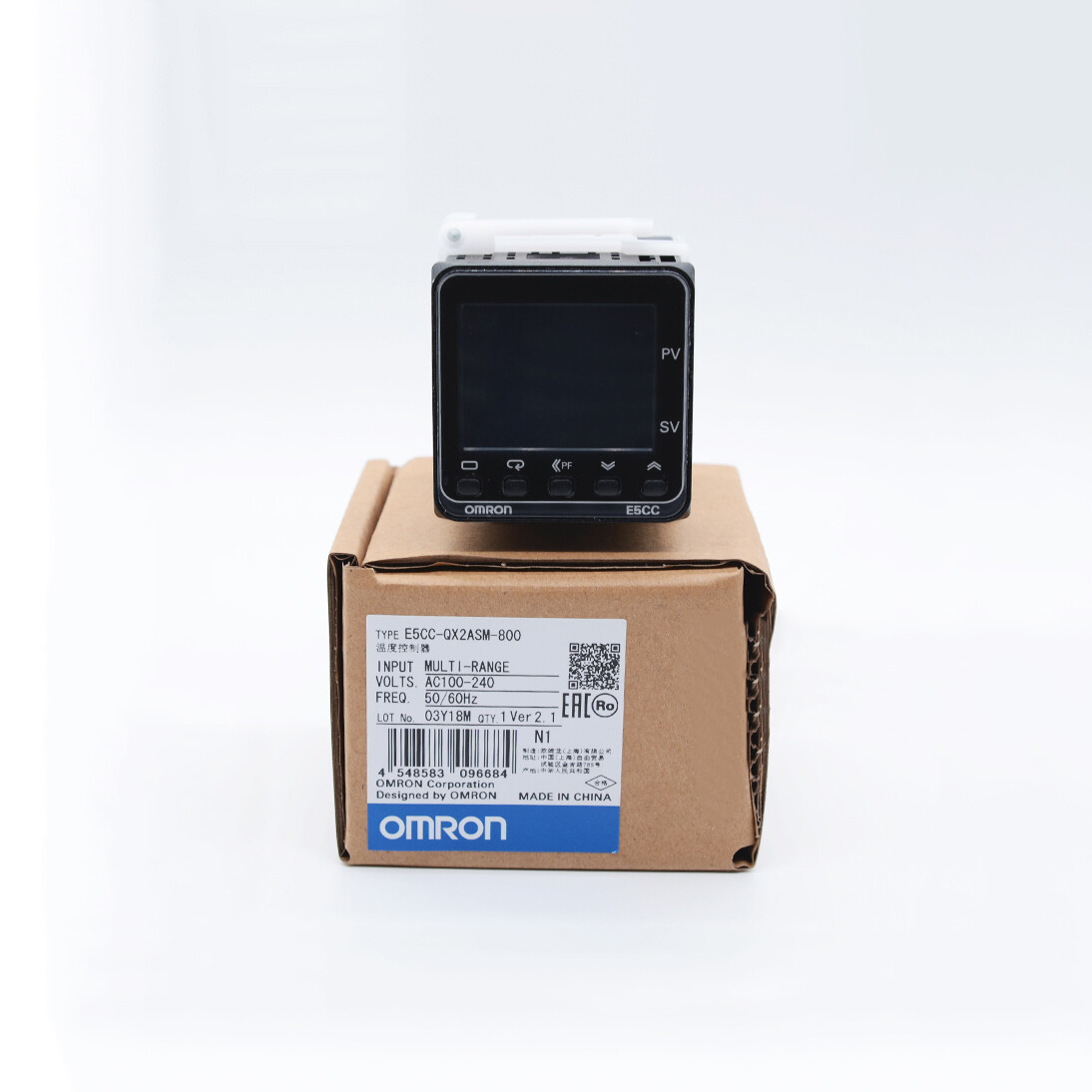 E5CC-QX2ASM-800 Temperature Controller 100-240VAC New
