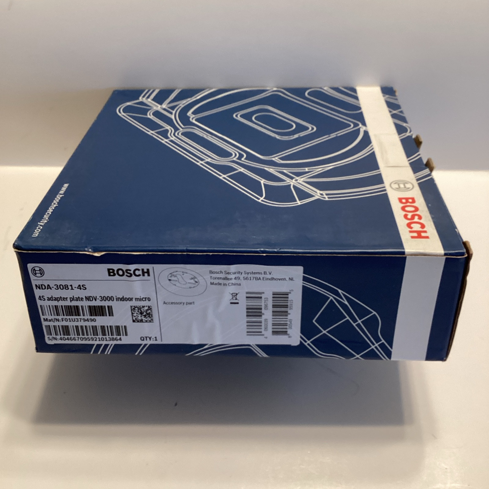 Bosch NDA-3081-4S  4S Adapter Plate  NDV-3000 Indoor Micro