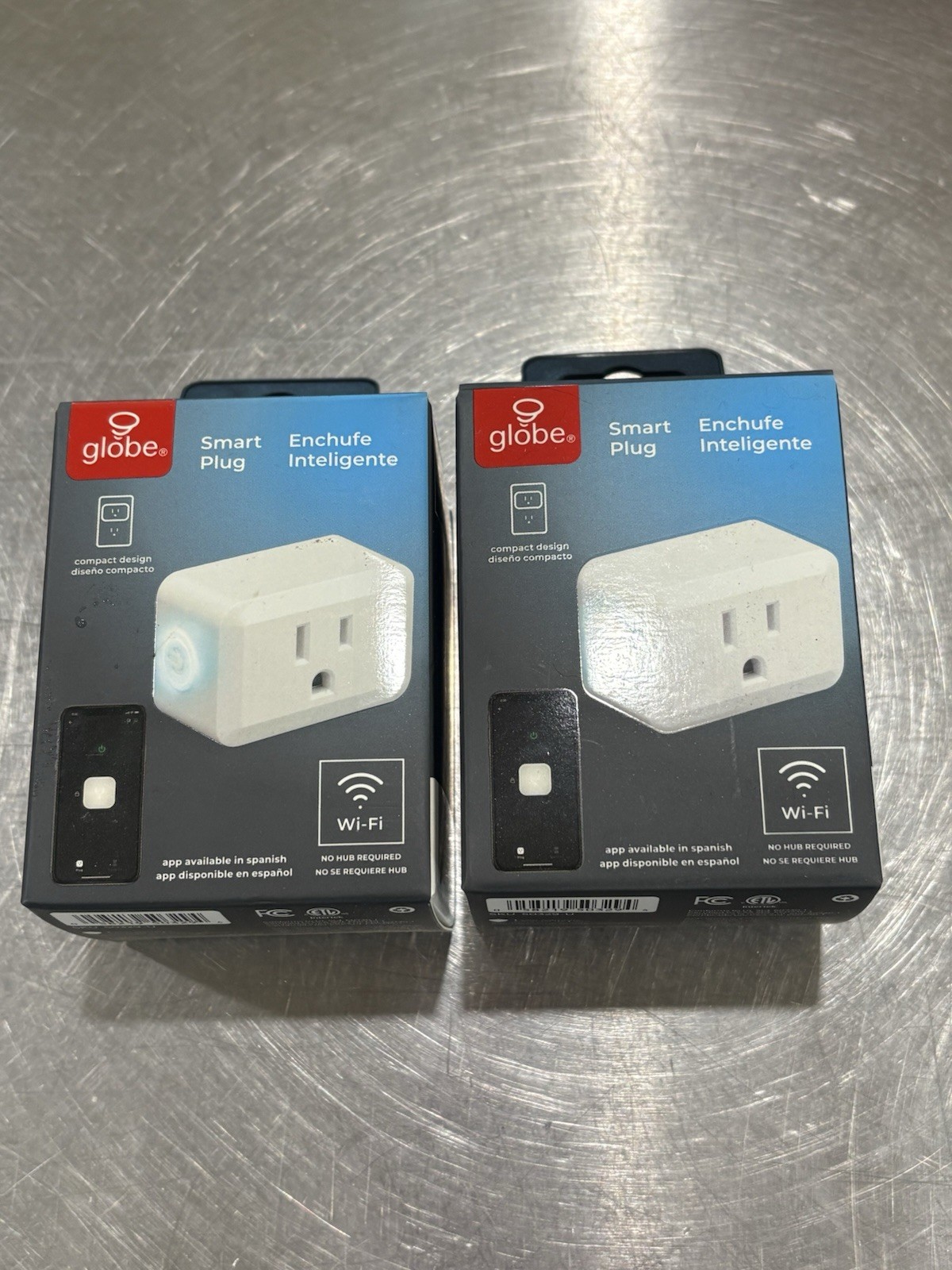 Globe Electric Co. Wi-Fi Smart Plug 50329 125V 15A Max-Lot Of 2- NEW - M2