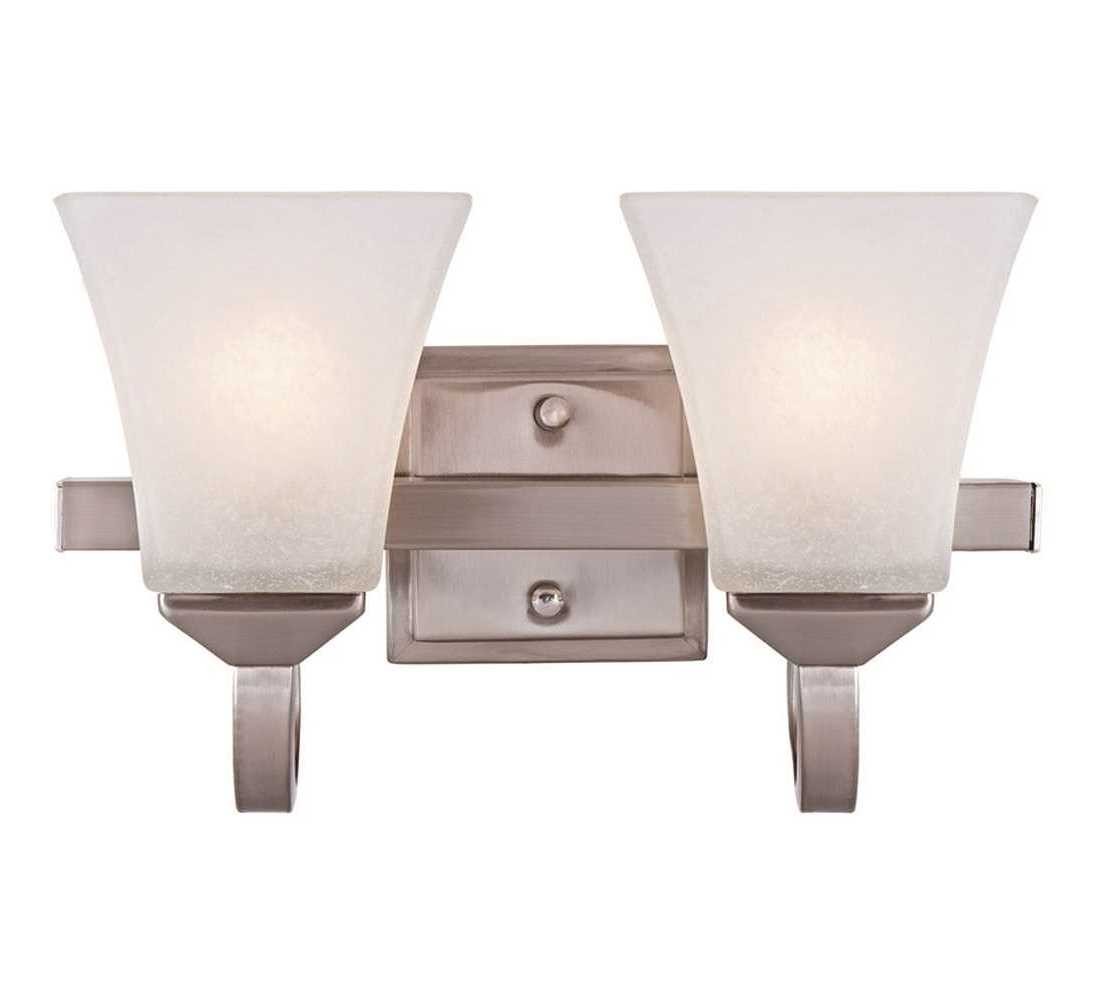 Design House 587774 Torino 2-Light Satin Nickel Vanity Light Color/Finish Family