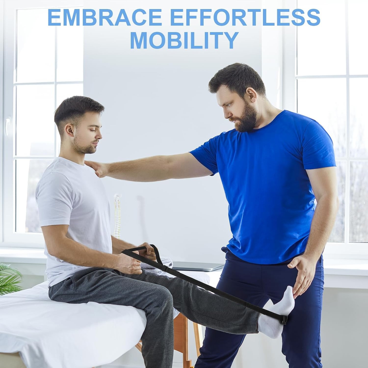 Rigid Leg Lifter for After Knee Surgery, Extra Long Lifters Elderly,...