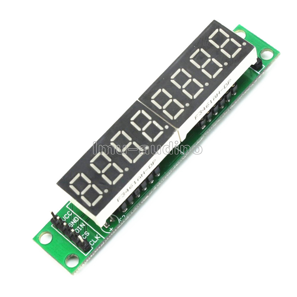 8-Digit LED Display MAX7219 Digital Control Tube Module Red Matrix For Arduino