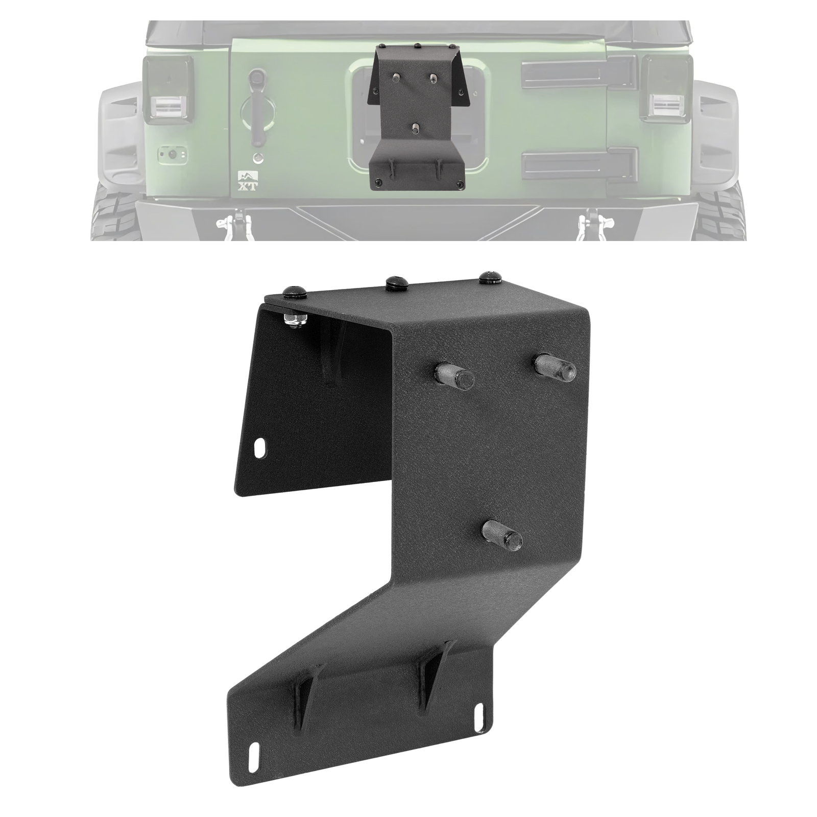 Spare Tire Carrier Wheel Mounting Bracket Tire Holder For JEEP WRANGLER JK 07-18