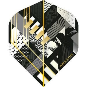 Amazon Abstract No2 Black Dart Flights