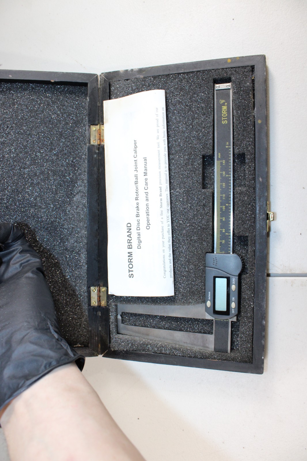 Central Tools STORM 0 to 5.5" Electronic Digital Rotor Gage