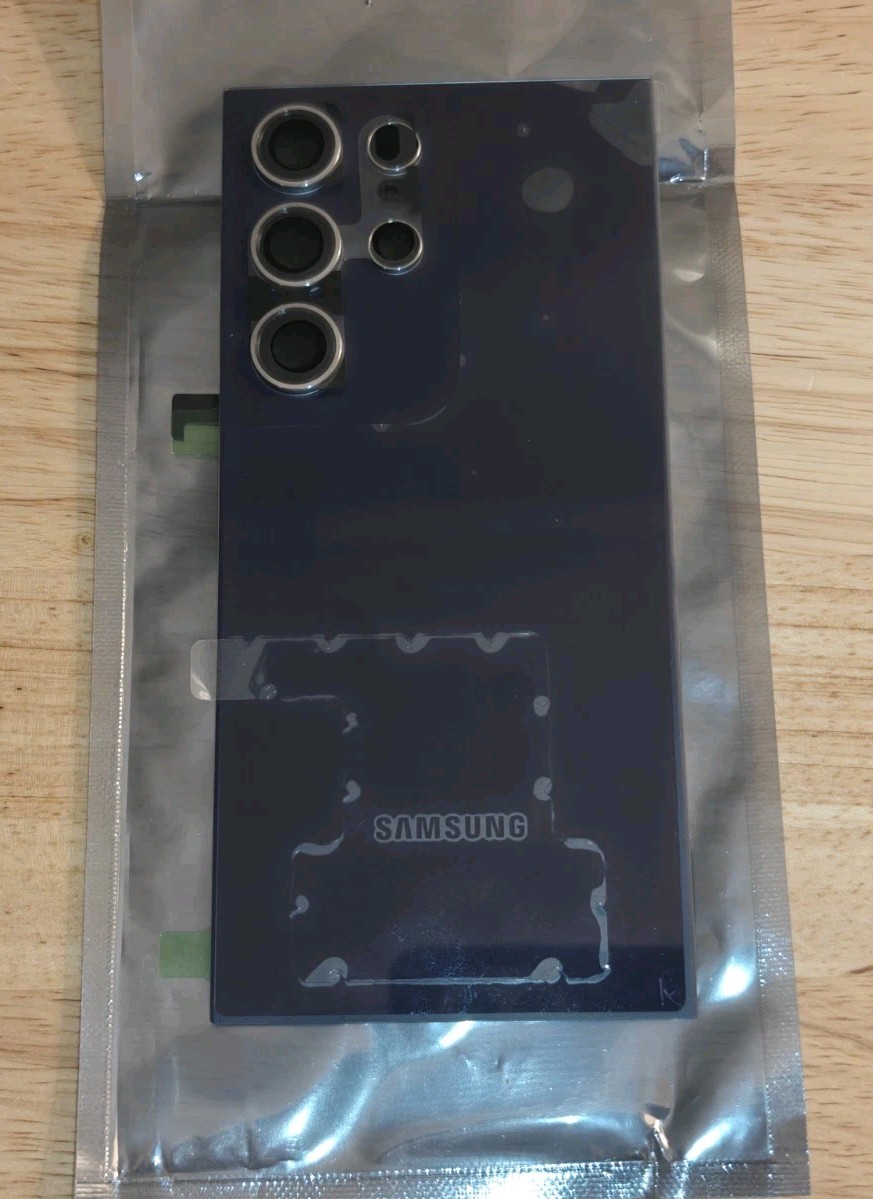 New Genuine Samsung Galaxy S24 Ultra OEM Back Glass - Violet