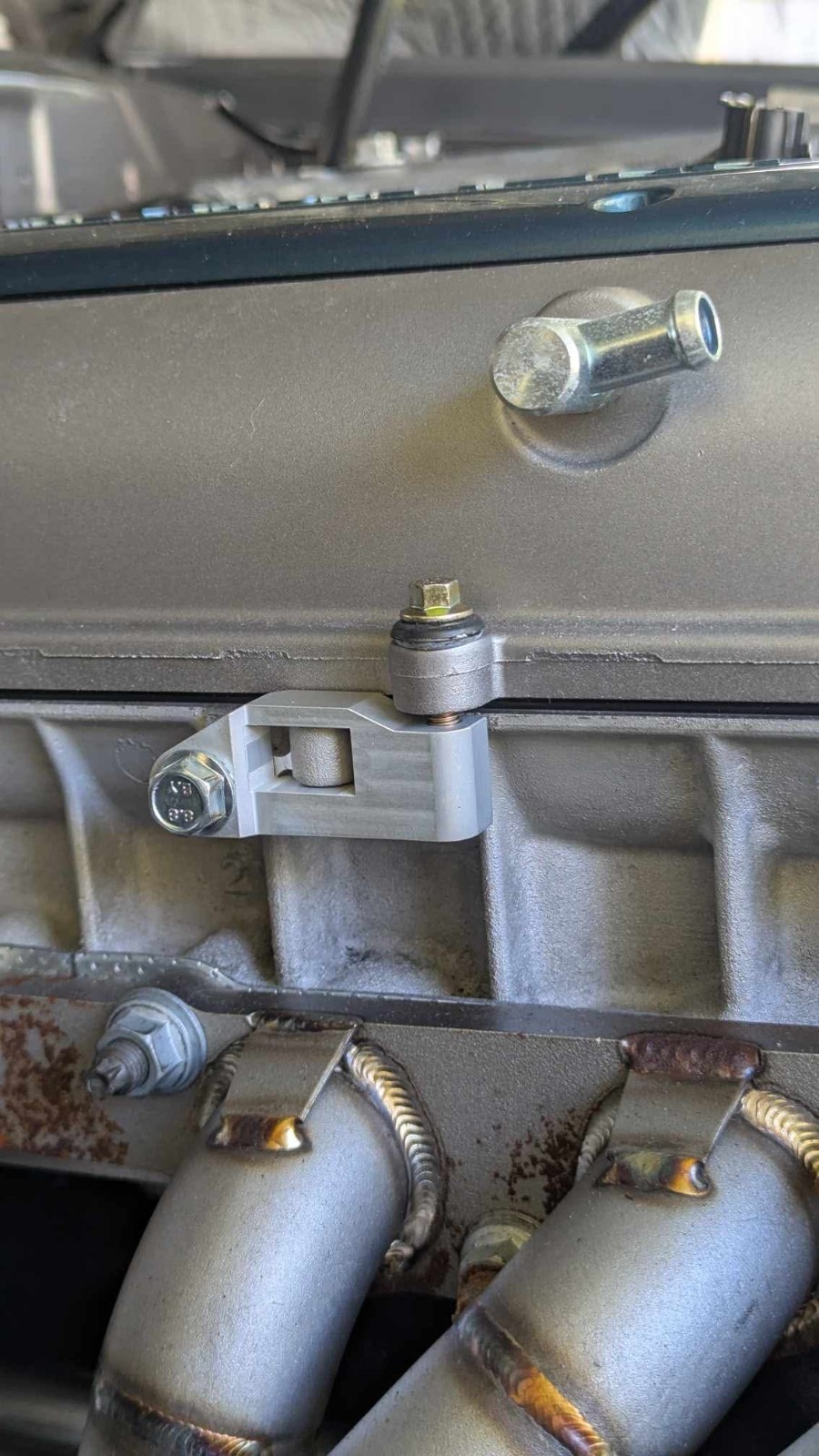 Built To The Hilt Motorsports VVTI 2JZGTE to 2JZGE Valve Cover Bracket