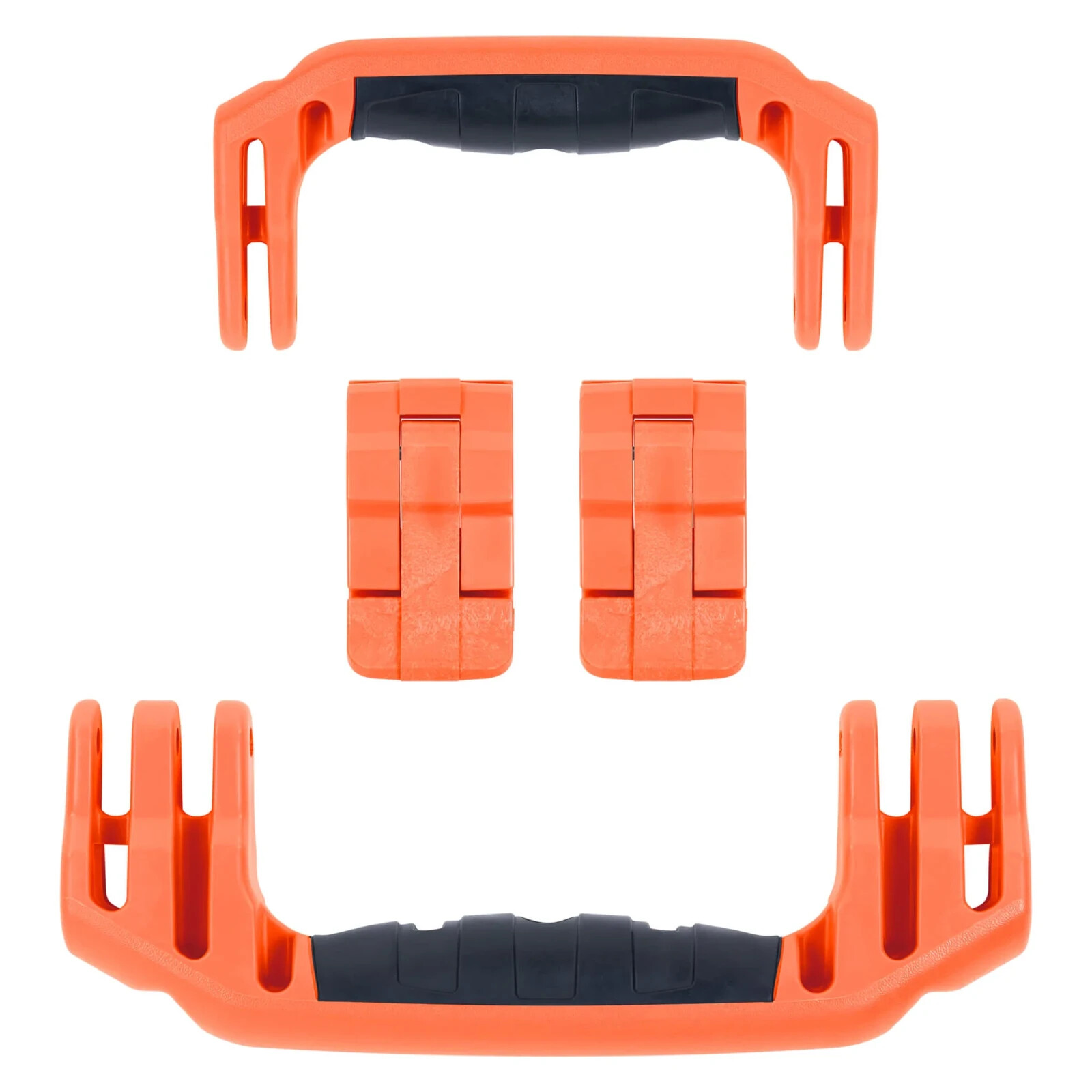 Orange Pelican 1510 & 1560 Handles & latches set.