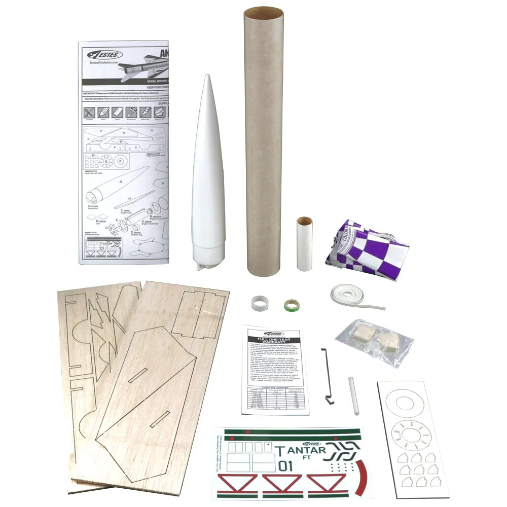 Estes 7310 Antar Flying Model Rocket Kit Skill Level 3 : Advanced EST7310