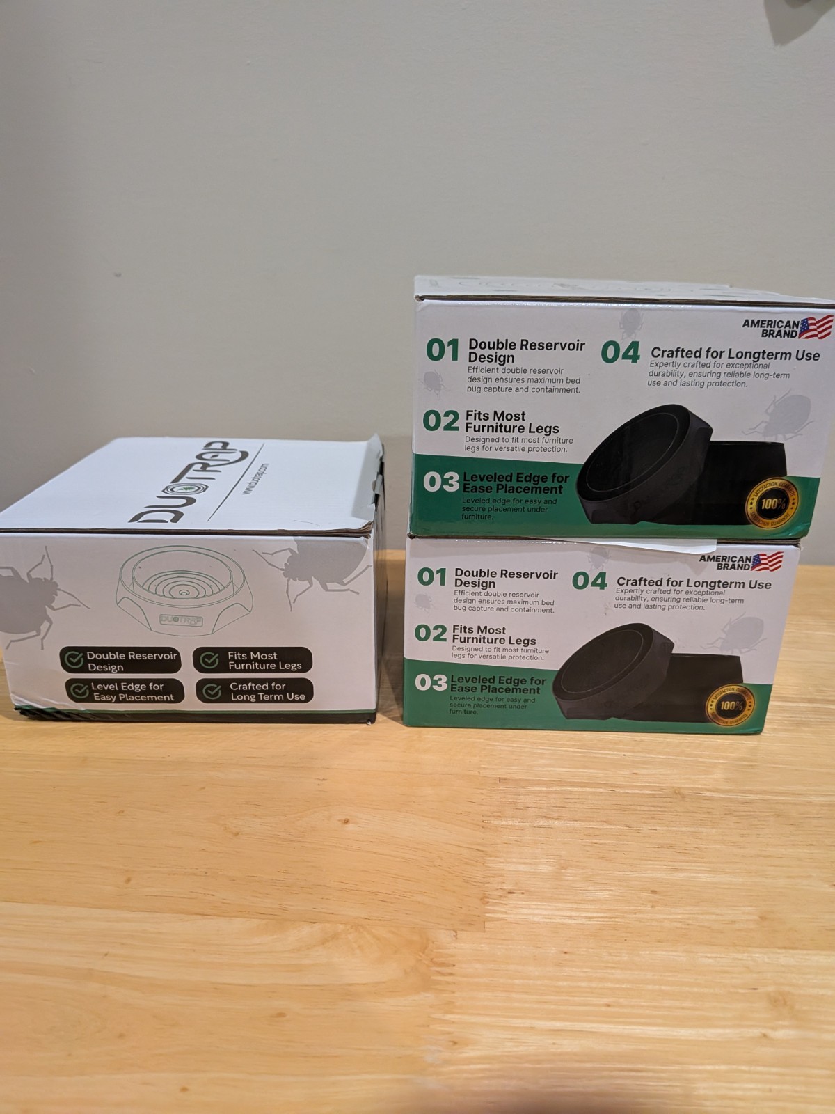 DUOTRAP Bed Bug Defender Pro Interceptor Traps - 12 Total