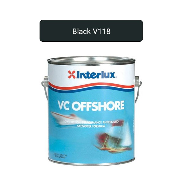 Interlux  VC Offshore Antifouling Bottom Paint Black 1 Gallon V118G