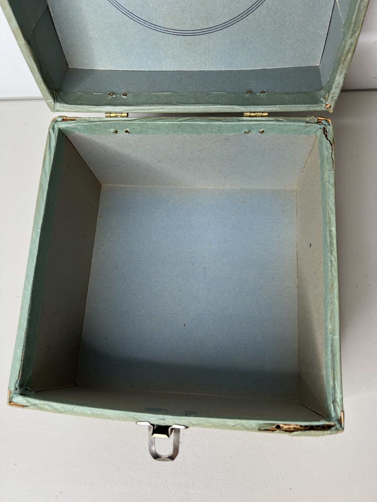 Vintage Dritz Sewing Pattern Green File Folder Box