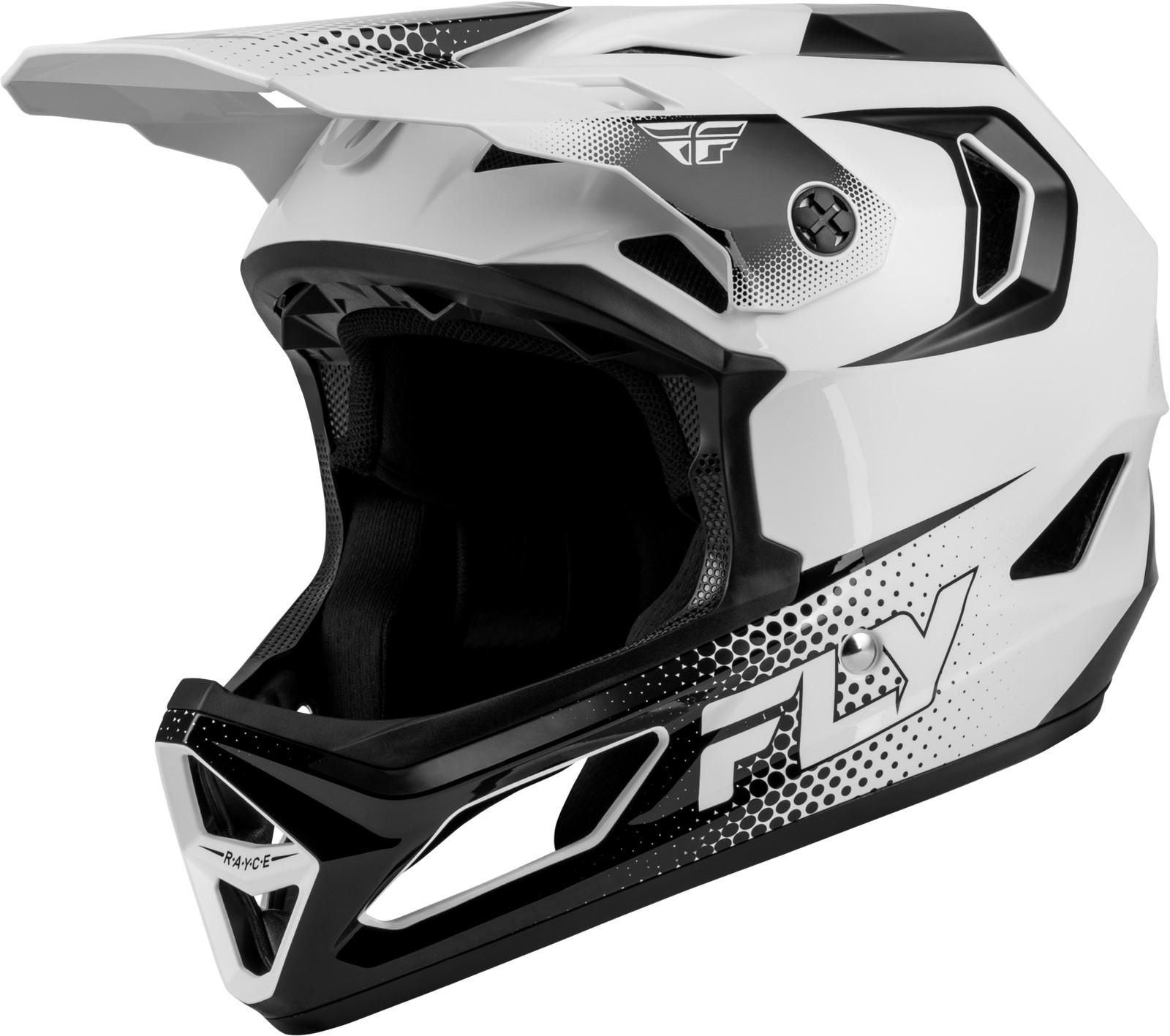 Yth Rayce Sonar Bicycle Hlmt White/Black Ym