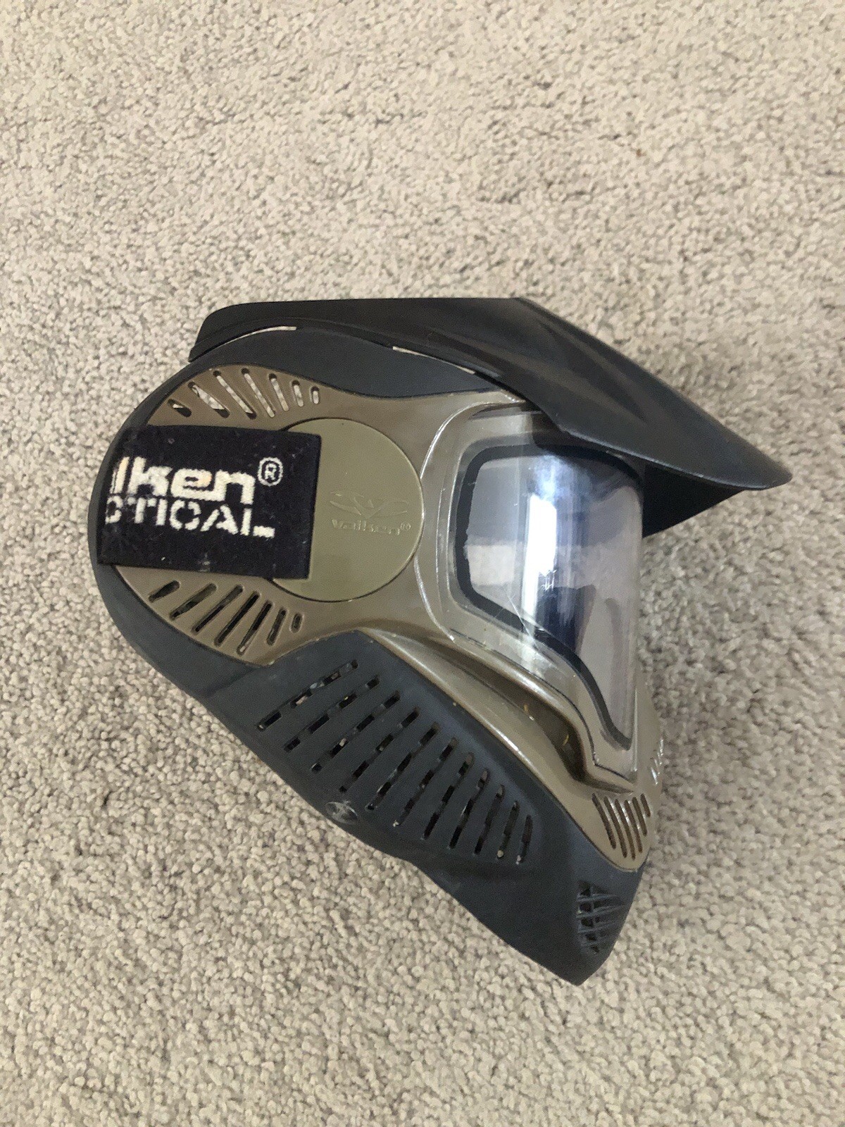Valken Paintball Goggle Mask Visor Brown Vented Complete Read Descriptions