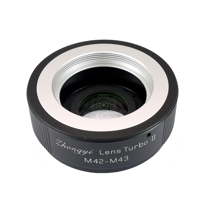 Zhongyi Lens turbo II adapter Reduce Focus M42 lens to m4/3 MFT BMPCC OM-D G7