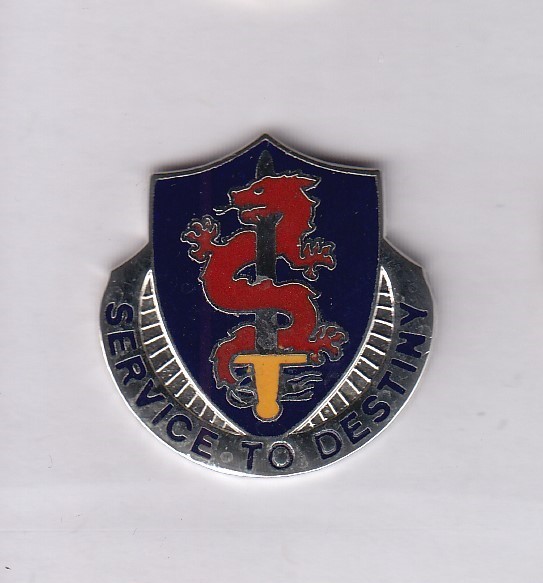 USA 101st Personnel Services Bn PSB Airborne Air Assault crest DUI badge G-23