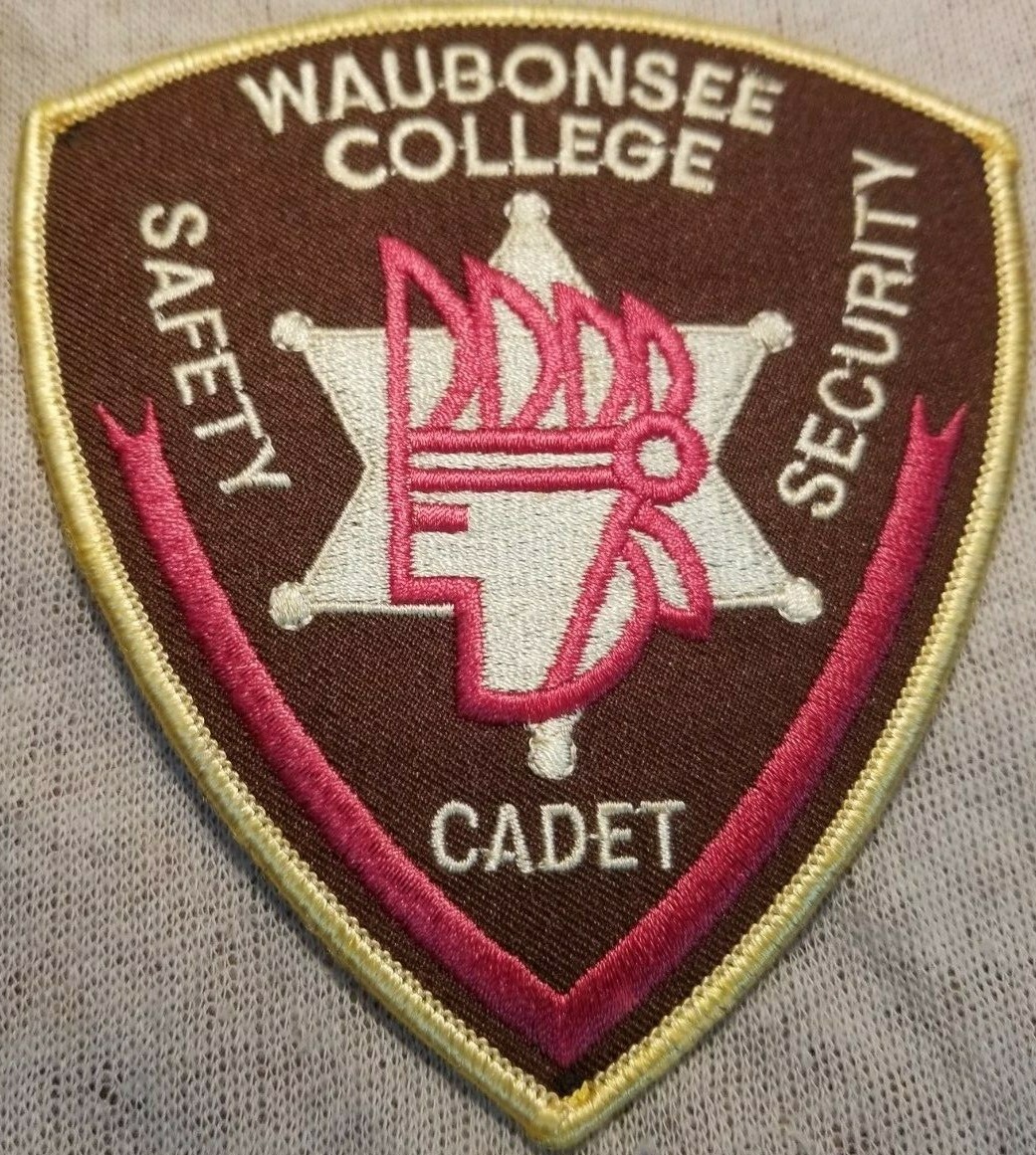 IL Waubonsee College Illinois Public Safety Cadet Patch