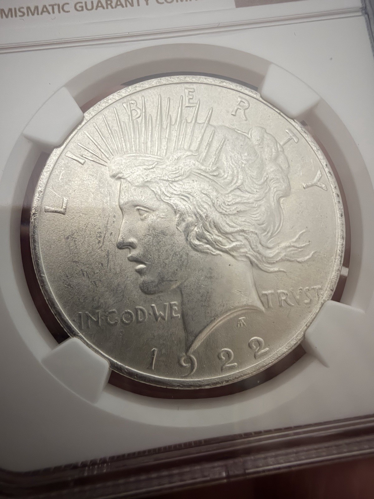 1922 & 1923 $1 Silver Peace Dollars NGC MS63