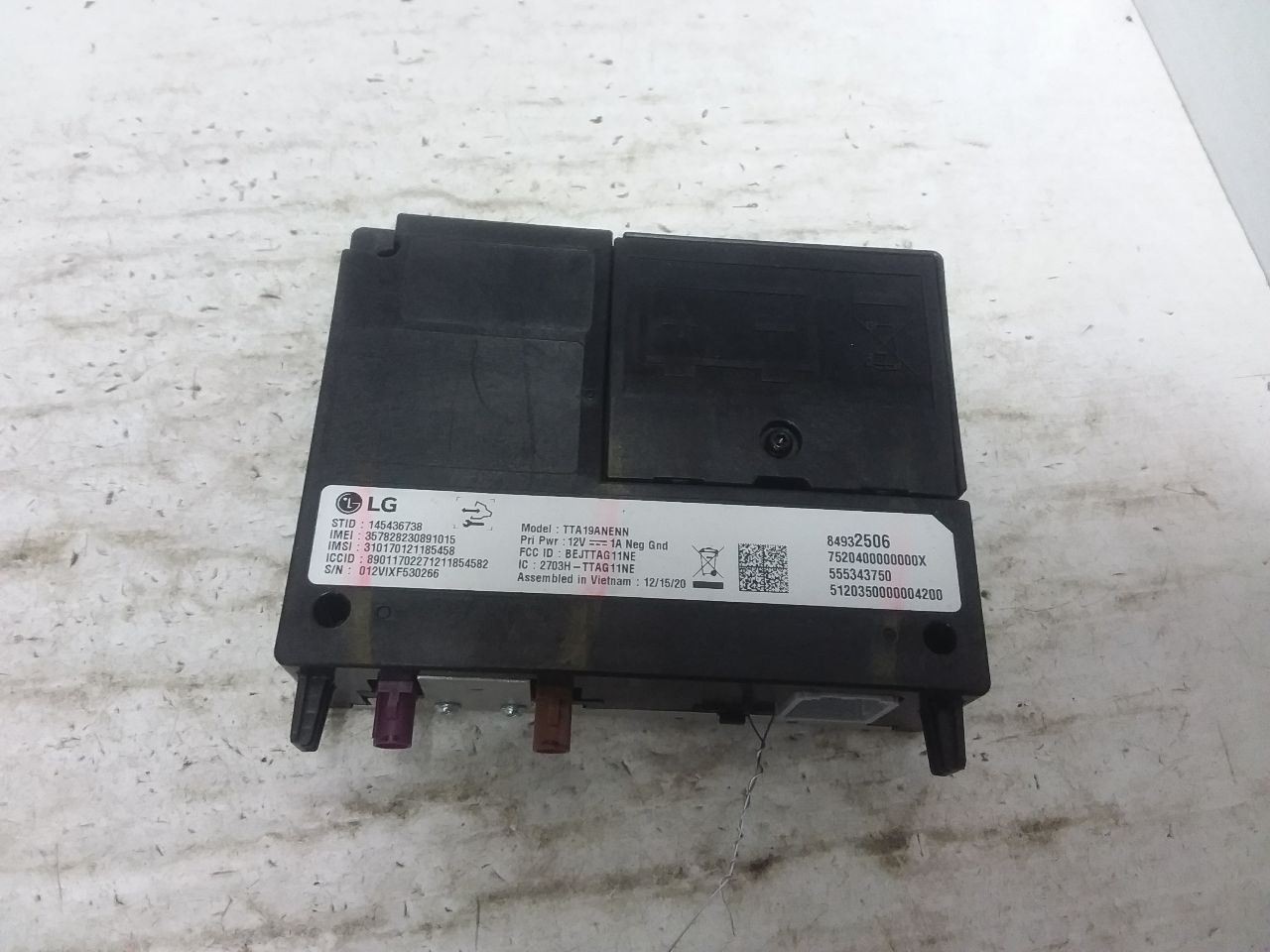 Communication Telematics Control Module Opt UE1 Fits 20-22 EQUINOX 84932506