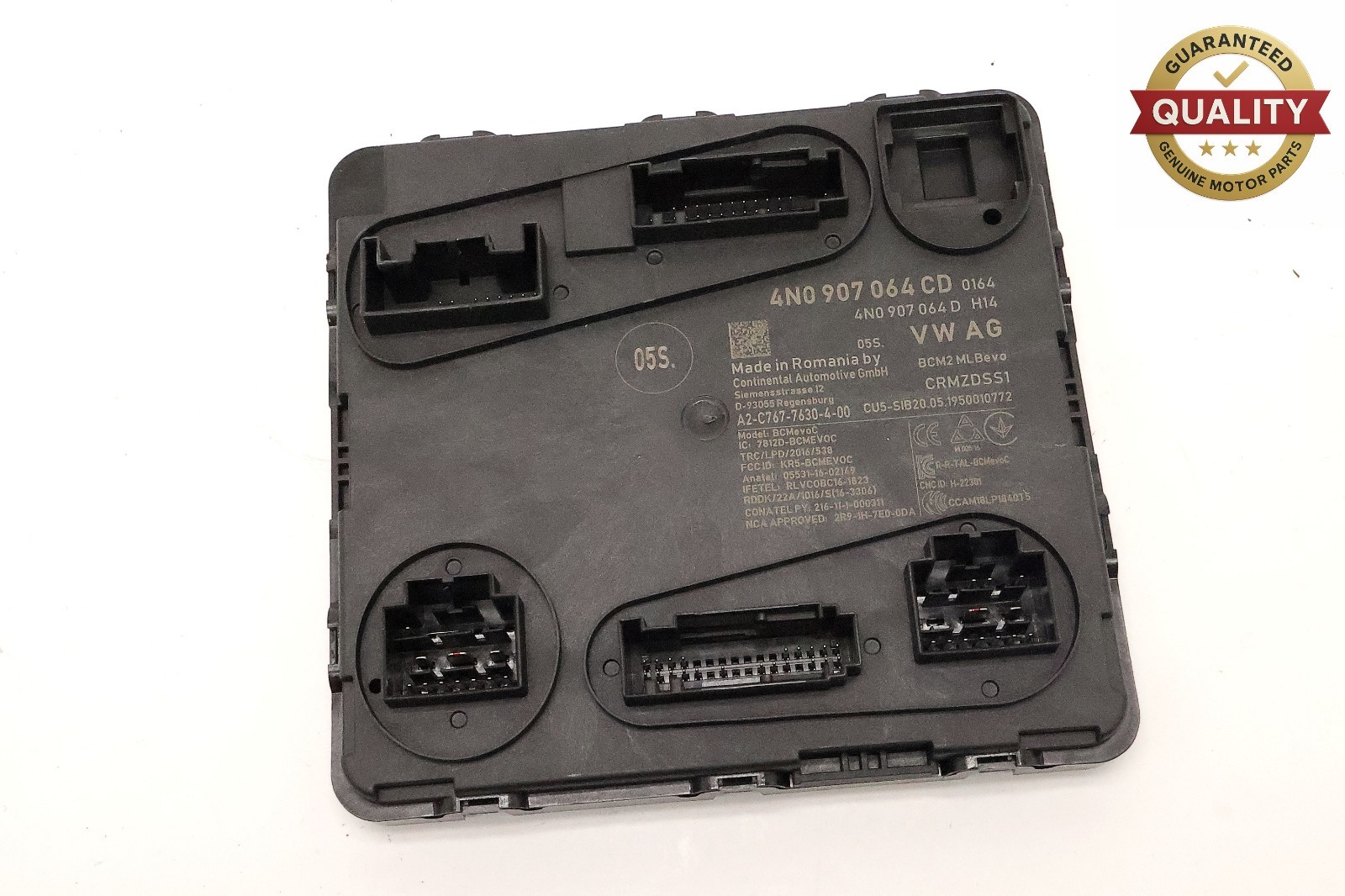 2019-2023 AUDI A6 BCM BODY COMFORT CONTROL MODULE 4N0907064CD OEM 49k mls