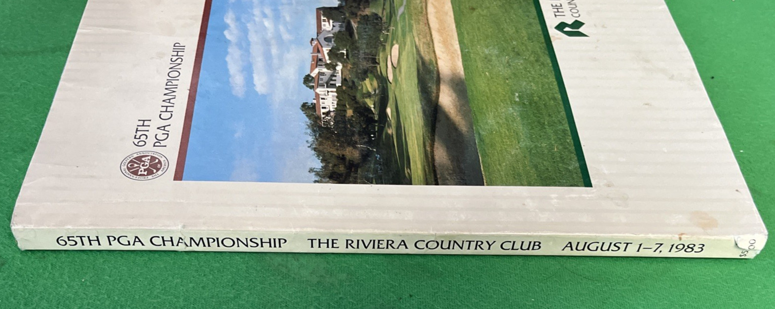 1983 65th PGA Championship Program + Rivera CC Won by Hal Sutton