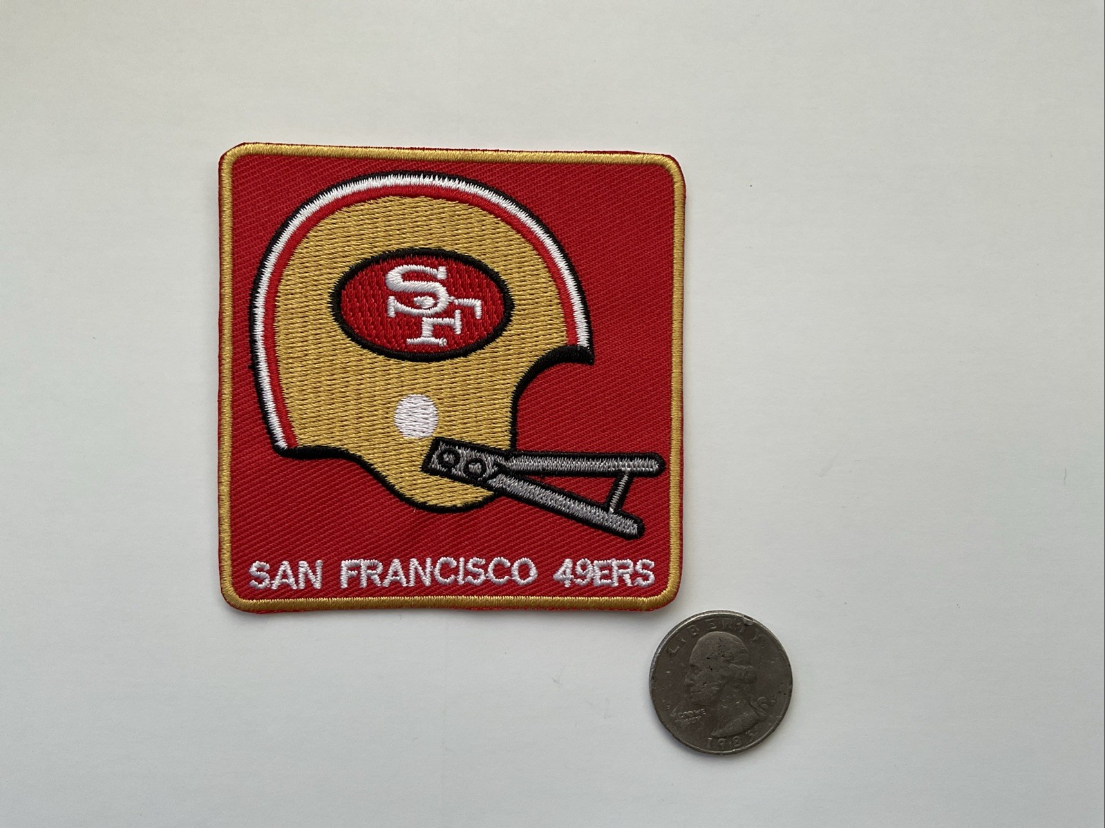 49ers  Embroidered- Iron On Vintage Patch  3” X 3”