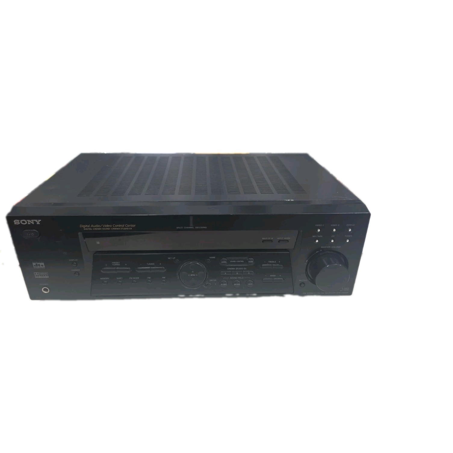 Sony STR-K840P 5.1 Channel Home Theater AV Receiver Black "Not Tested" Powers Up