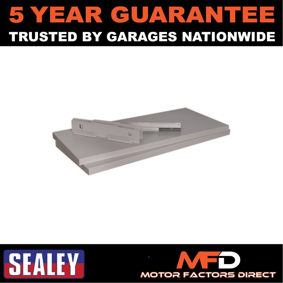 Sealey Premier Industrial� Shelf for Industrial Cabinets Pack of 2 APICS2