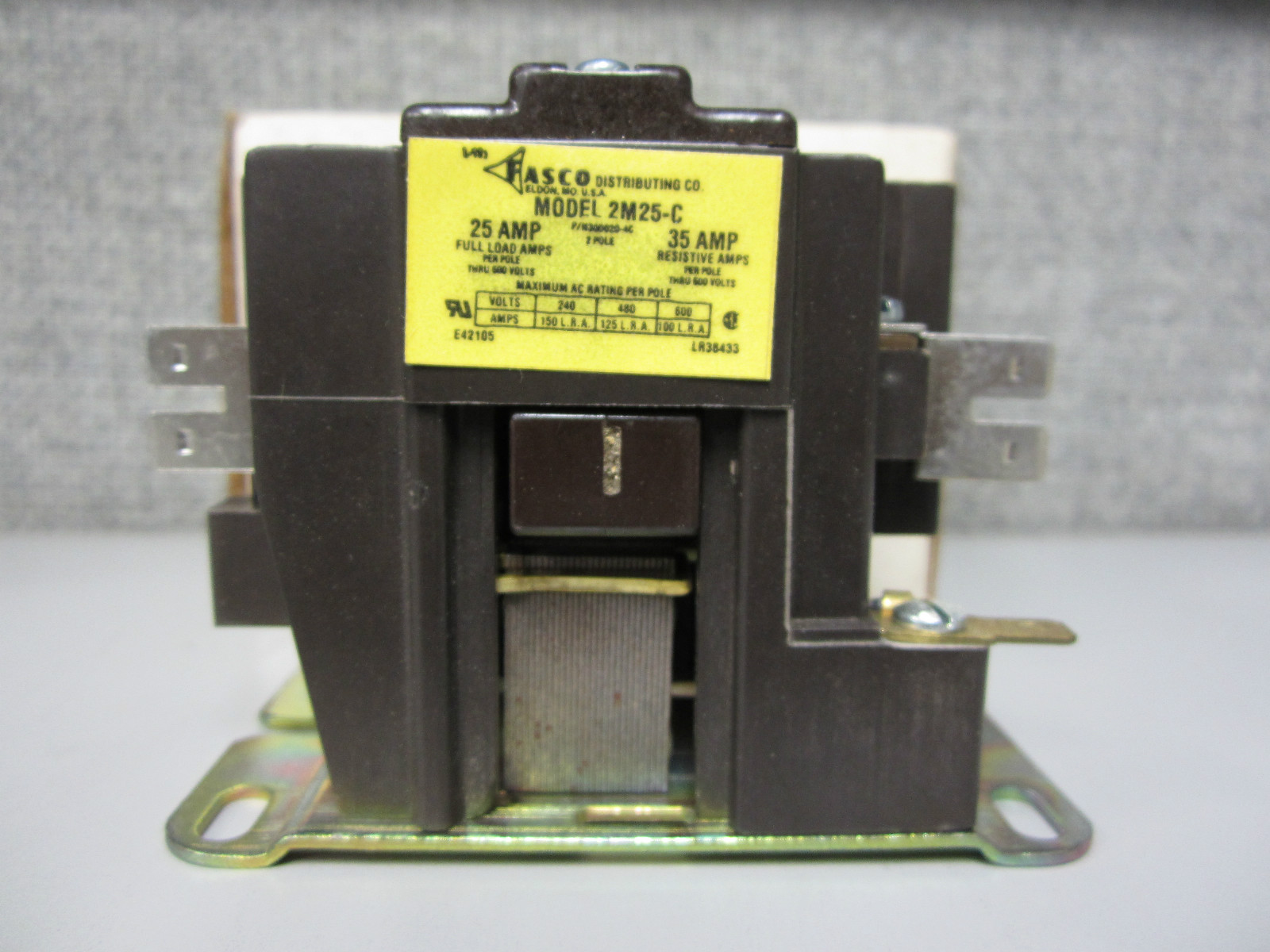 FASCO 2M25-C Magnetic Contactor 25A 240V 50/60Hz,