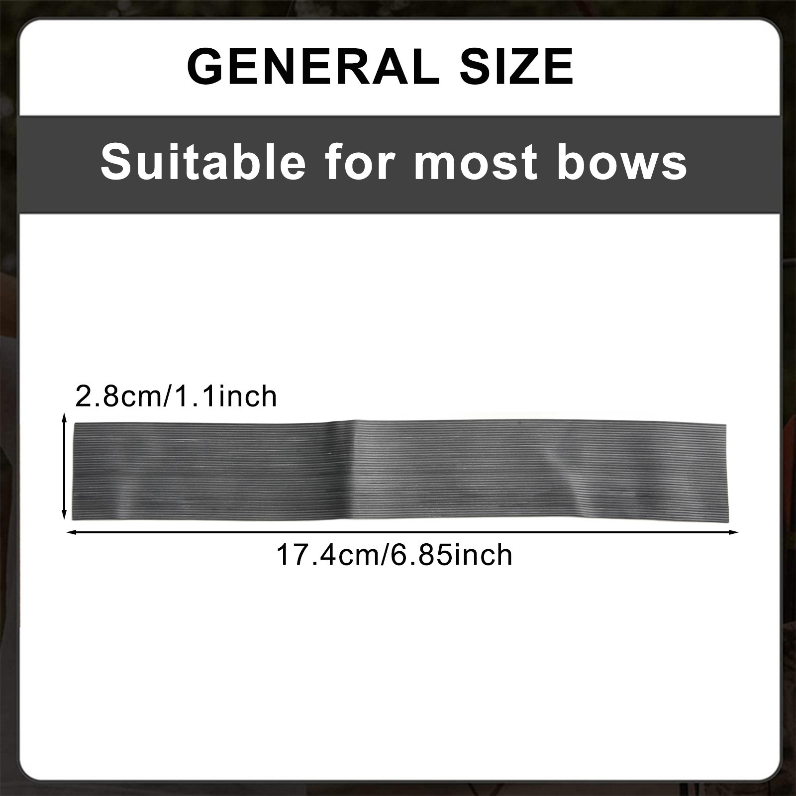 Bowstring Stabilizer Shock Absorbent 2 Pairs for Traditional Bowstrings