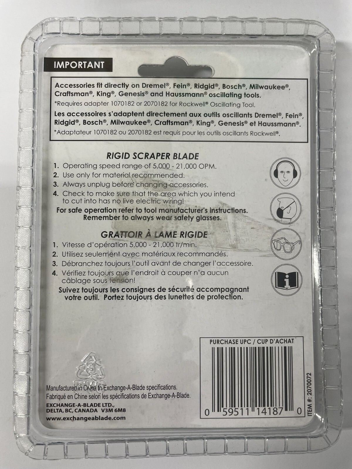 Oscillating 2" Scrapper (3-Pack) Multi-Tool