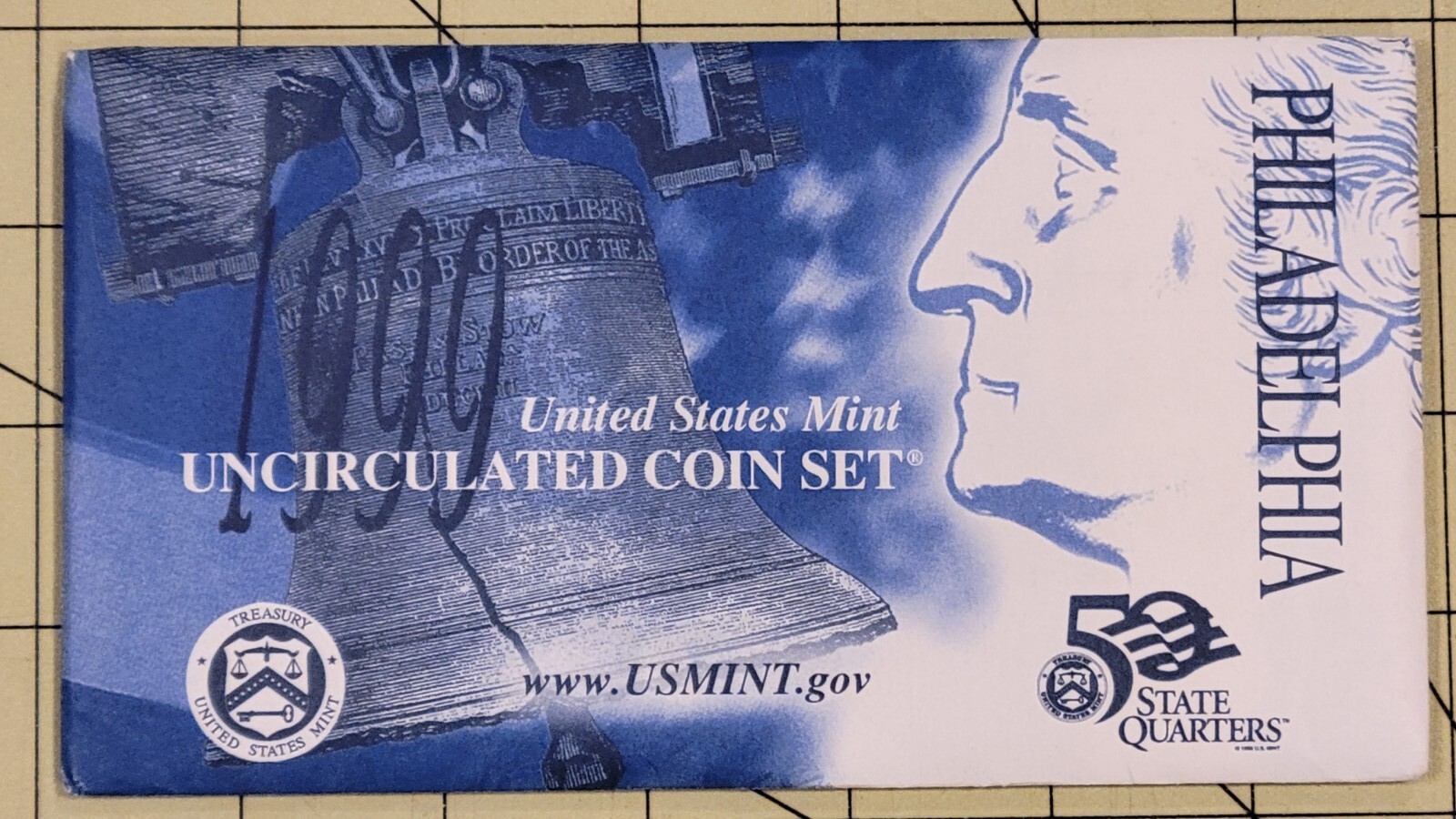 1999-P Uncirculated 5 Coin Mint Set Plus 5 First Issue State Quarters