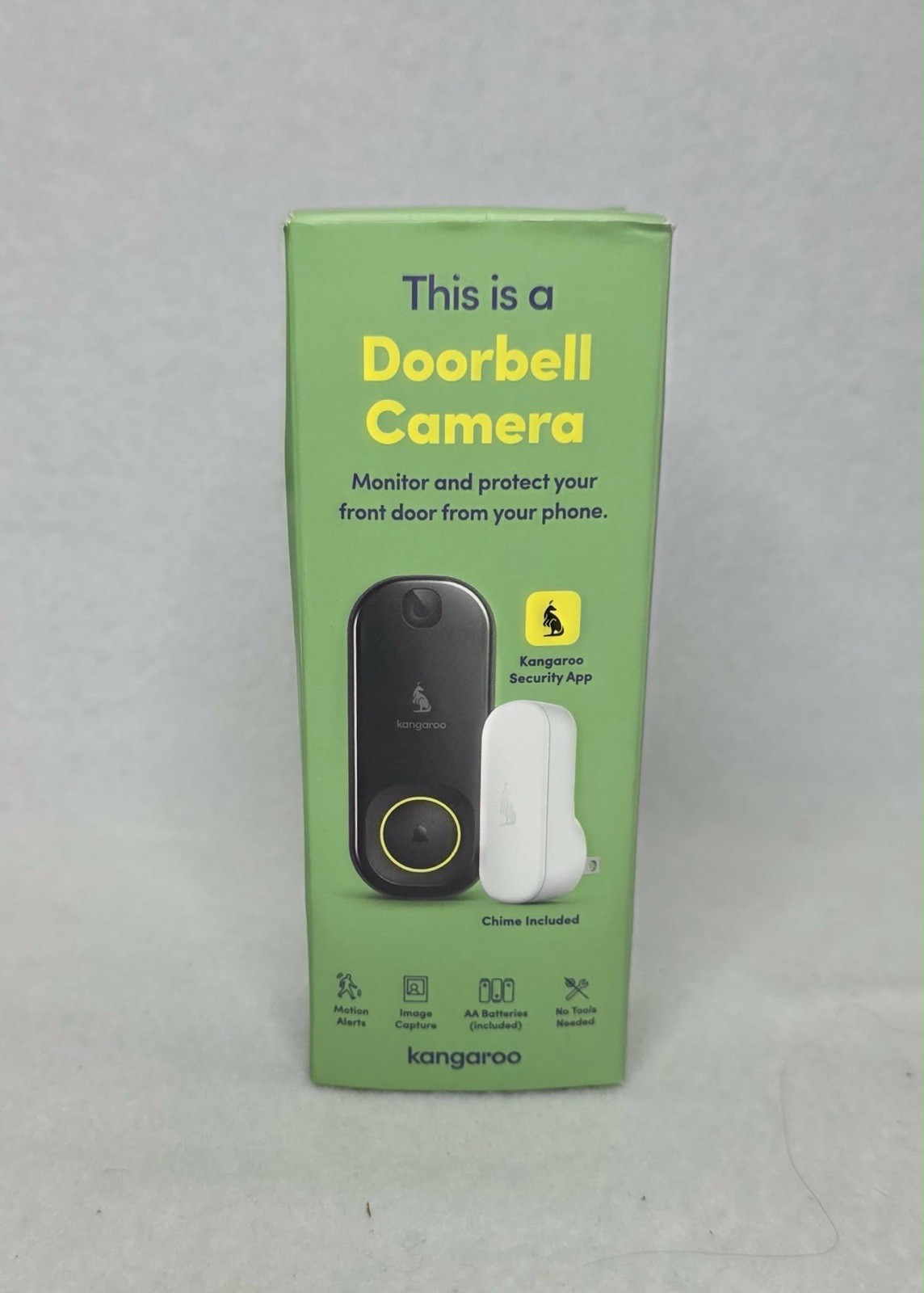Kangaroo Doorbell Camera with Chime Smart Home Wireless Security Video NIB