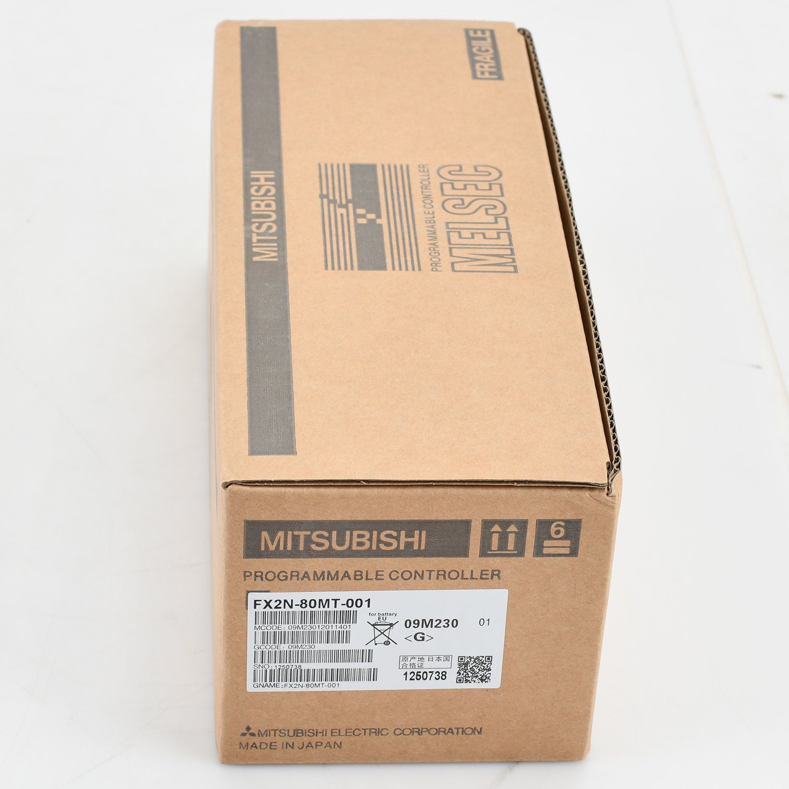 1PC New Mitsubishi FX2N-80MT-001 PLC Programmable Controller FX2N80MT001