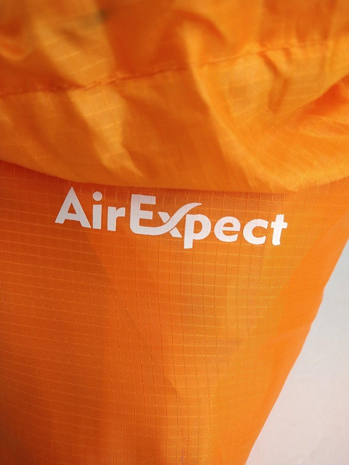 AirExpect Camping Sleeping Pad w Built-in Pump Orange Packable Mat