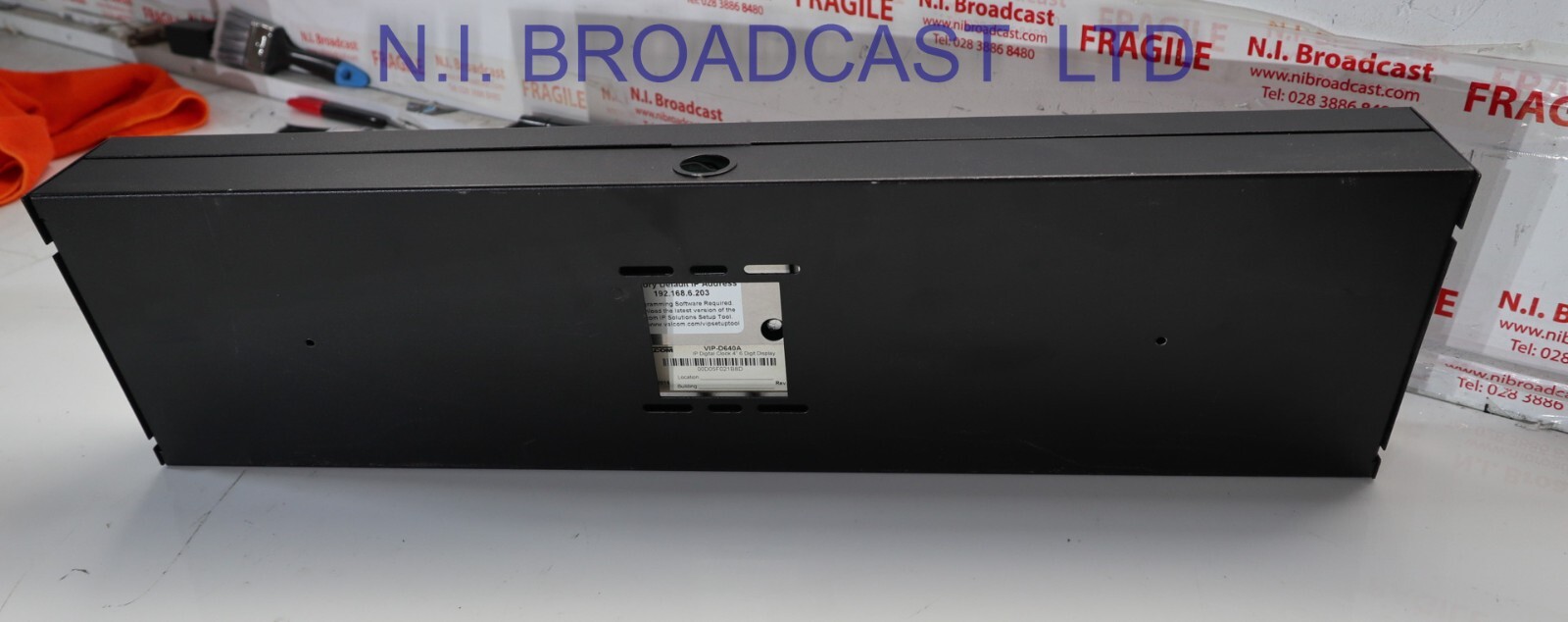 Valcom vip-d640a IP 4" 6 digital clock  (64cm wide)