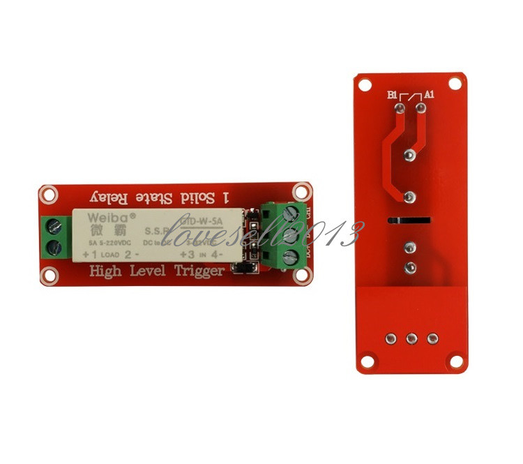 1 Channel SSR Solid State Relay High-low Trigger 5A 3-32V