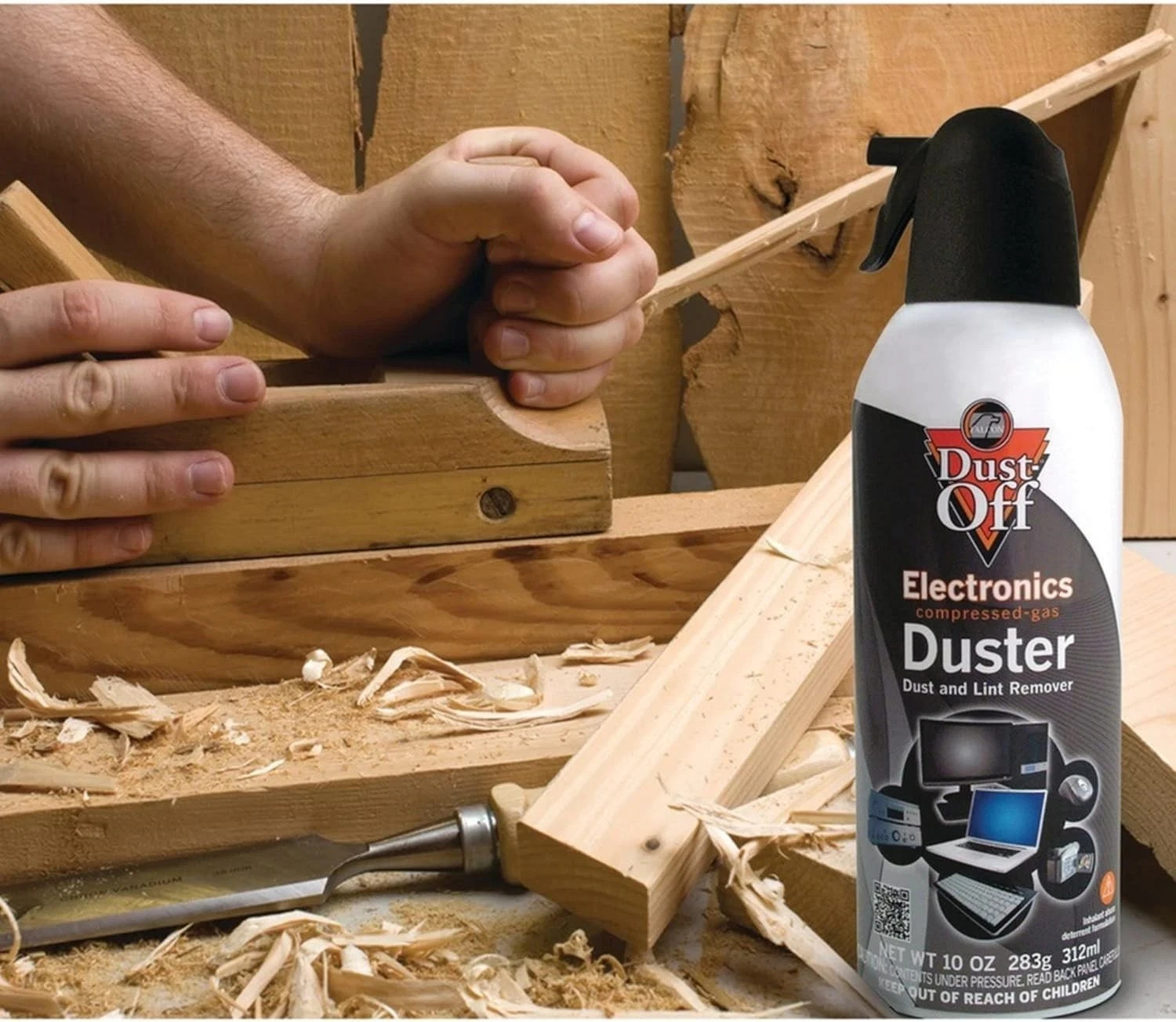 Canned Air Falcon Dust-Off Compressed Computer Gas Duster 10 oz 4 Pack