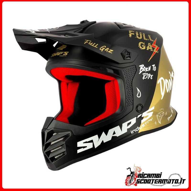KIDS SWAPS CROSS HELMET - S886 ROCK'IT FULL GAZ SIZE S CSY2G1001-S#1