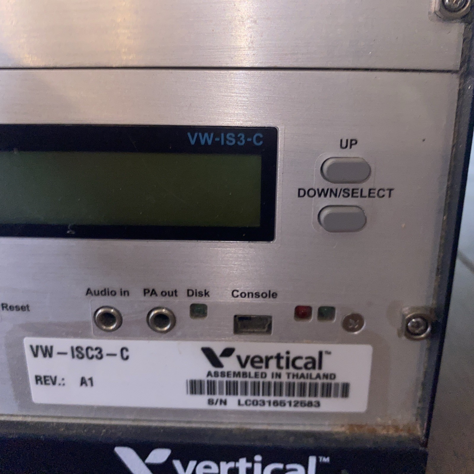 Vertical Wave IP2500 Chassis w/ 1x VW-ISC3-C