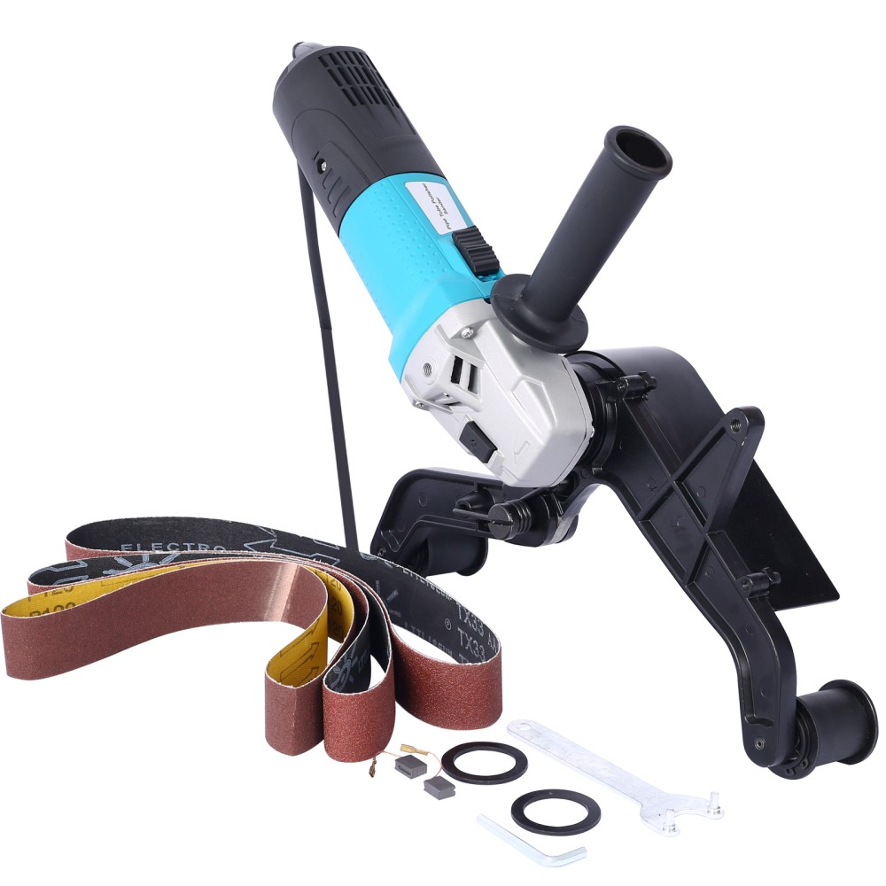 Stainless Steel Tube Belt Sander Polisher 110V 1300W w/ Alumina Oxide Belt