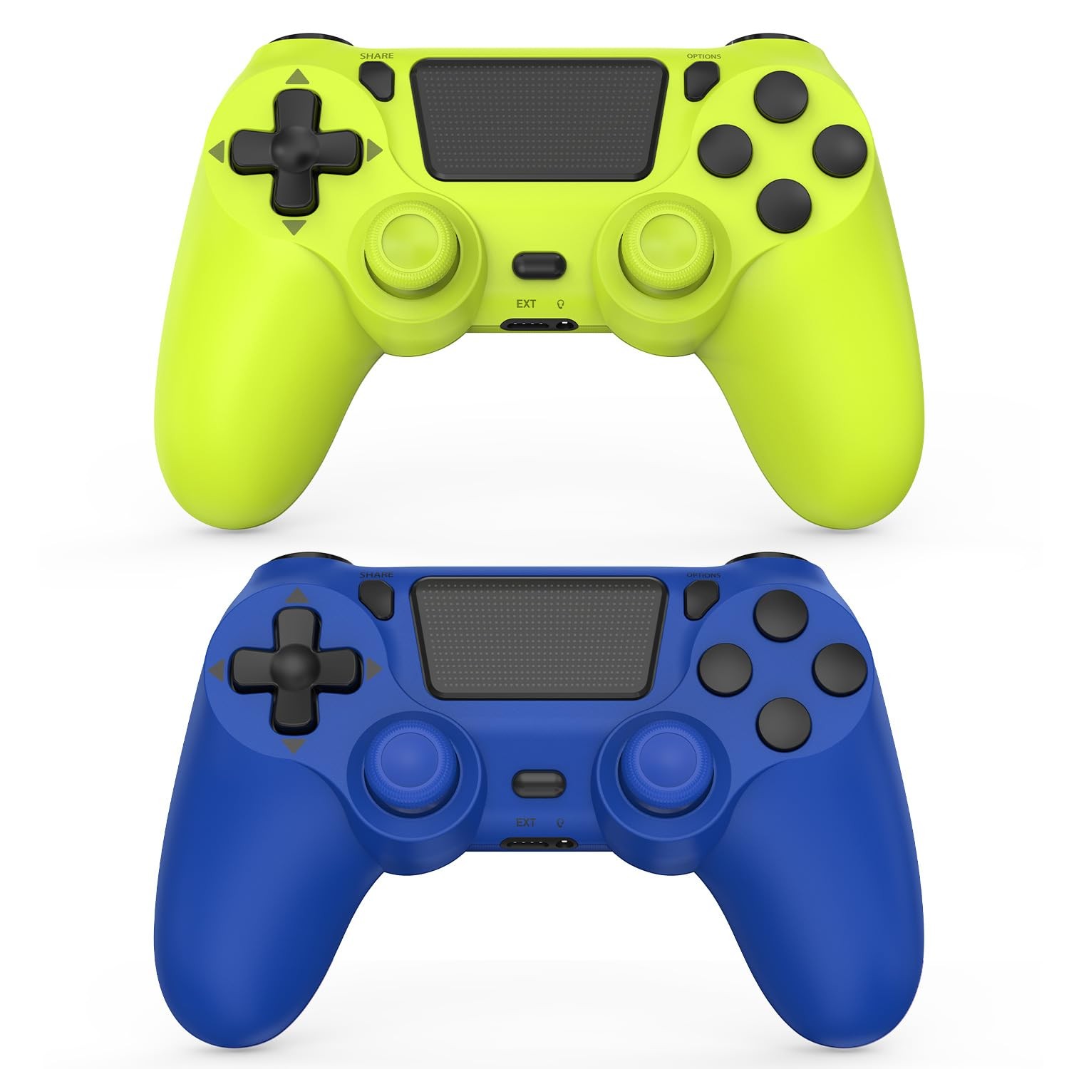 2 Pack Wireless Controller Compatible with PS4/Slim/Pro/PC with Dual Vibratio...